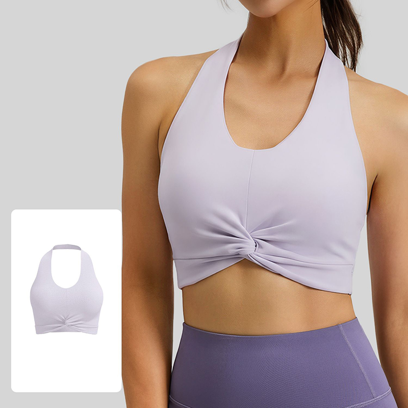 Aquatic Sports Bra - New Women Halter Neck Sports Bra