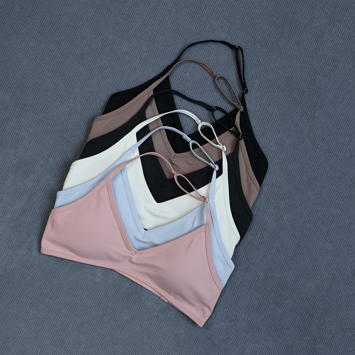 Women's Summer Halter Neck Pad - Aquatic Sports Bra ulasan dan harga
