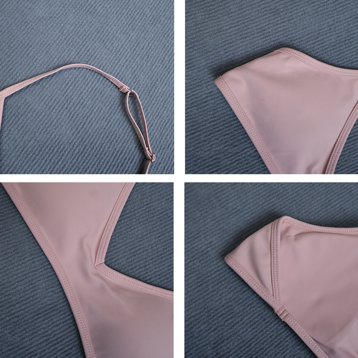 Women's Summer Halter Neck Pad - Aquatic Sports Bra ulasan dan harga